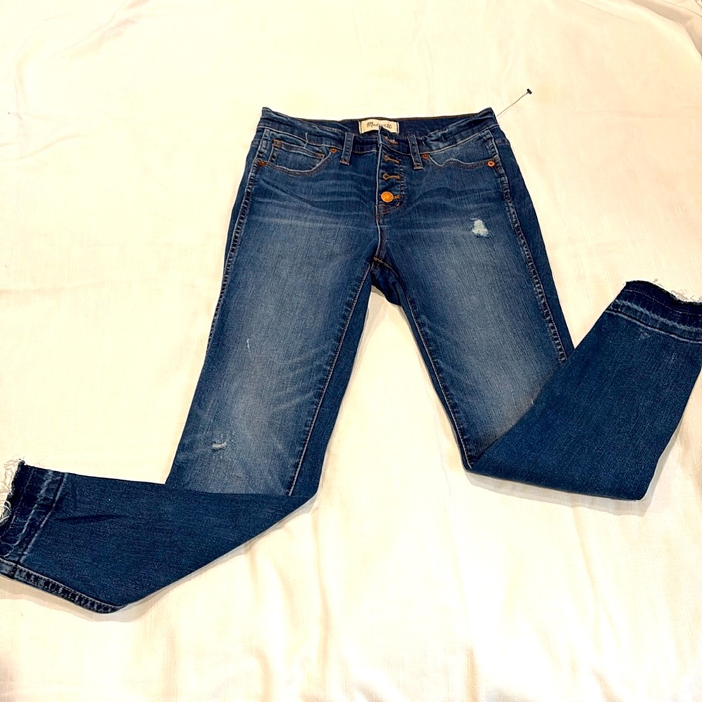 Madewell 10” High Rise Skinny Jeans Size 26